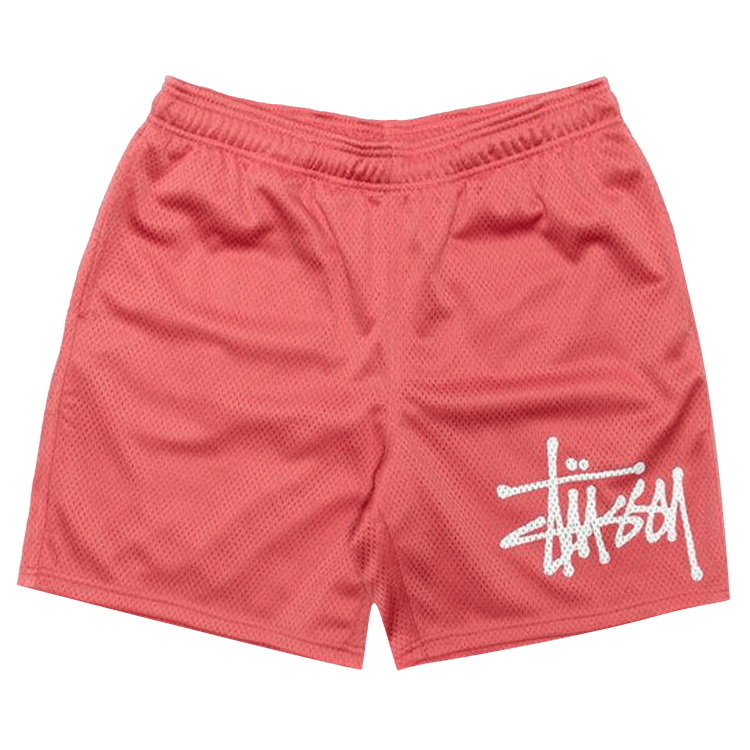 Stussy Big Basic Mesh Short "Rose"