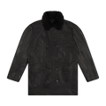 Denim Tears Oakland Wreath Winter Leather Coat "Black"