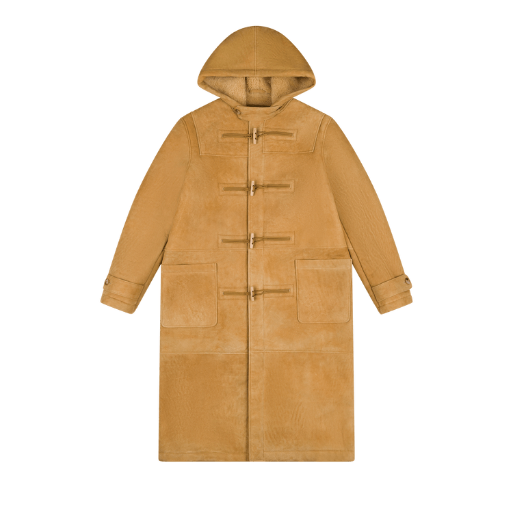 Denim Tears Derry Shearling Duffle Coat "Camel"