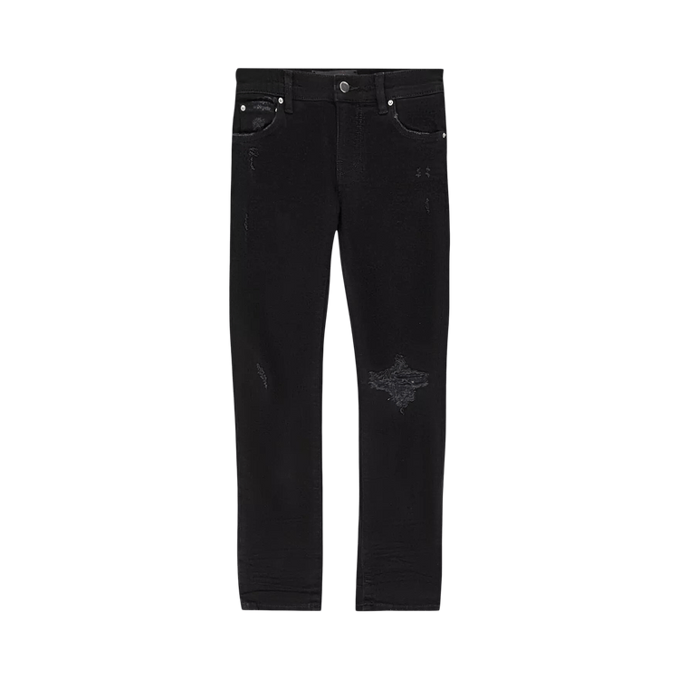 Amiri Kids Distressed Washed Jeans "Black"
