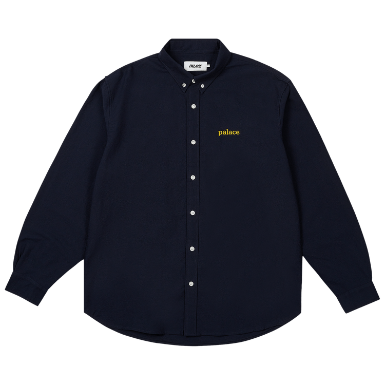 Palace Seersucker Oxford Shirt "Navy"