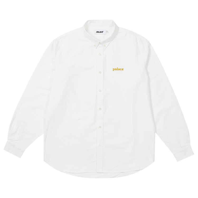 Palace Seersucker Oxford Shirt "White"