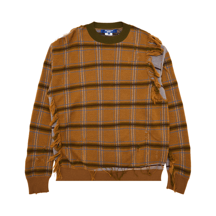 Junya Watanabe MAN Ripped Detailing Sweatshirt "Camel"