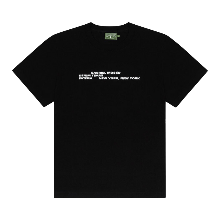 Denim Tears x Gabriel Moses Fatima Tee "Black"