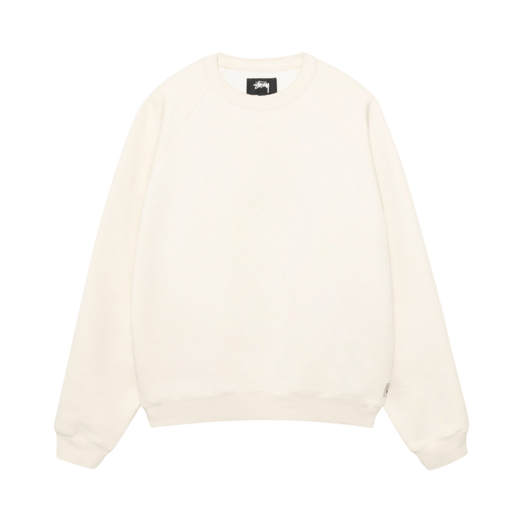 Stussy Fleece Raglan Crew "Natural"