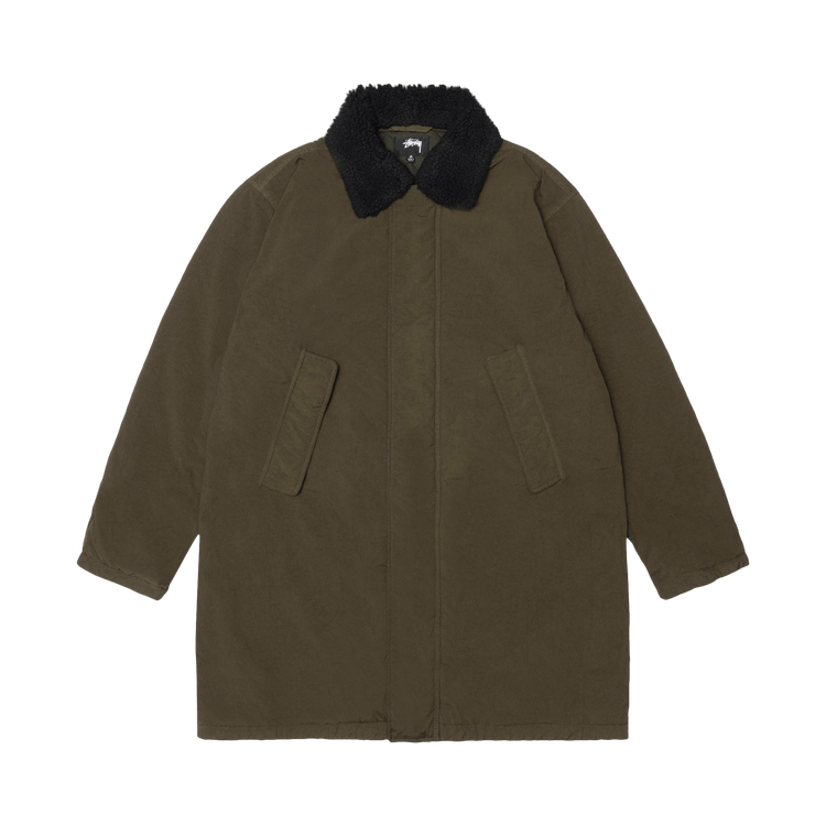 Stussy Insulated Long Coat "Forest Green"
