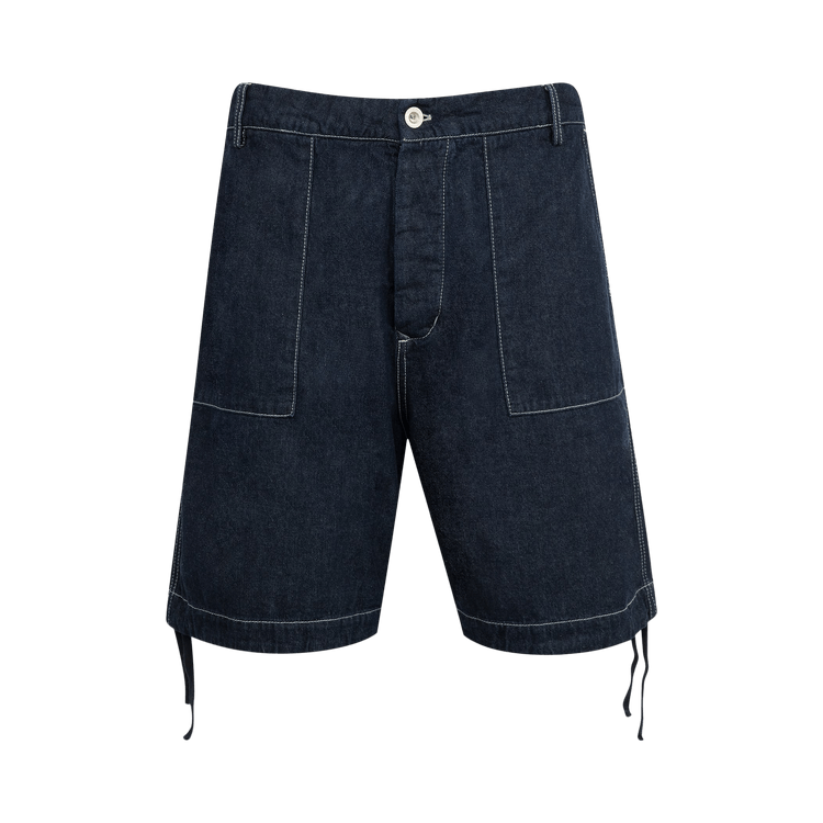 C.P. Company Logo Patch On The Back Shorts "Denim"