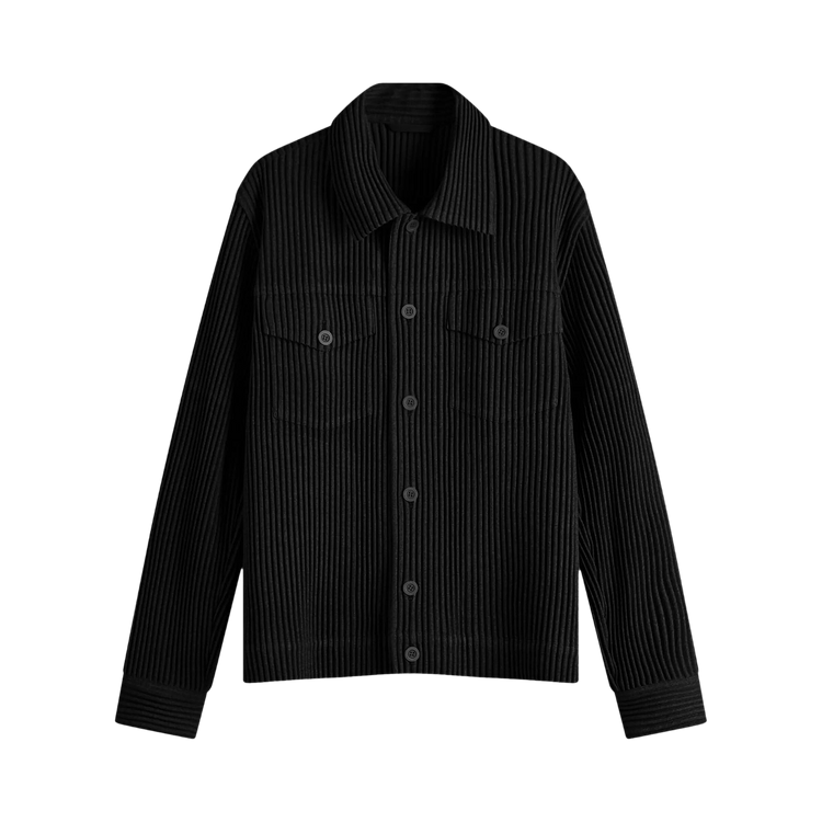 Issey Miyake Wool Like Light Jacket "Black"