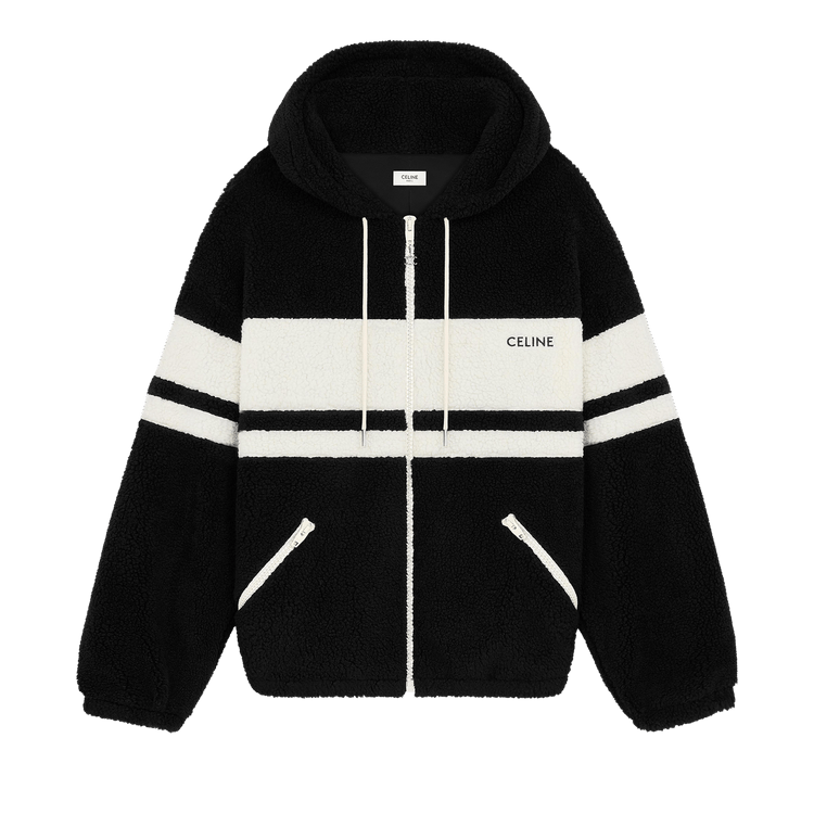 CELINE Hooded Jacket "Black/White"