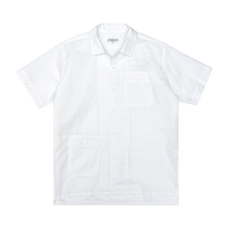 Engineered Garments Camp Shirt "White Handkerchief Linen"