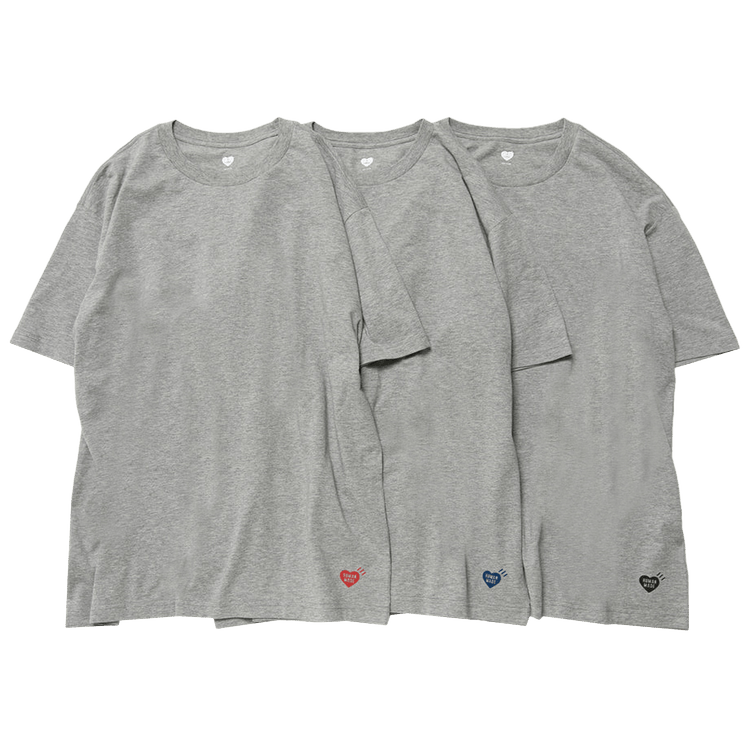 Human Made T-Shirt Set (3 Pack) "Grey"