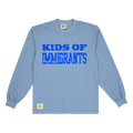 Kids of Immigrants Call Home Tee "Clear Blue"