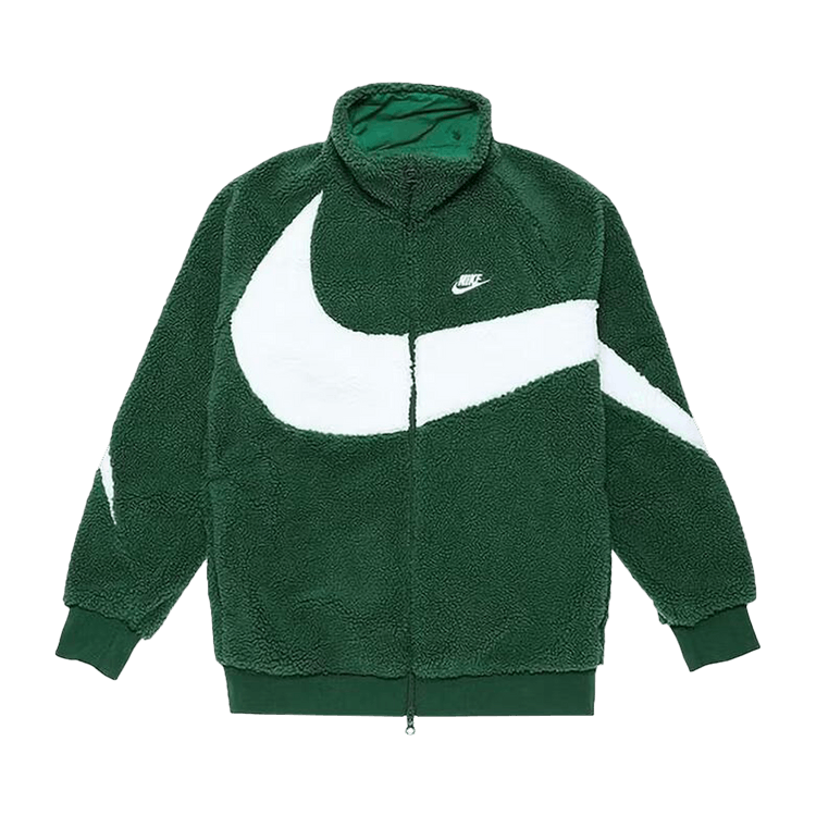 Nike Big Swoosh Reversible Boa Jacket (Asia Sizing) "Gorge Green"