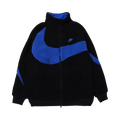 Nike Big Swoosh Reversible Boa Jacket (Asia Sizing) "Black/Game Royale"