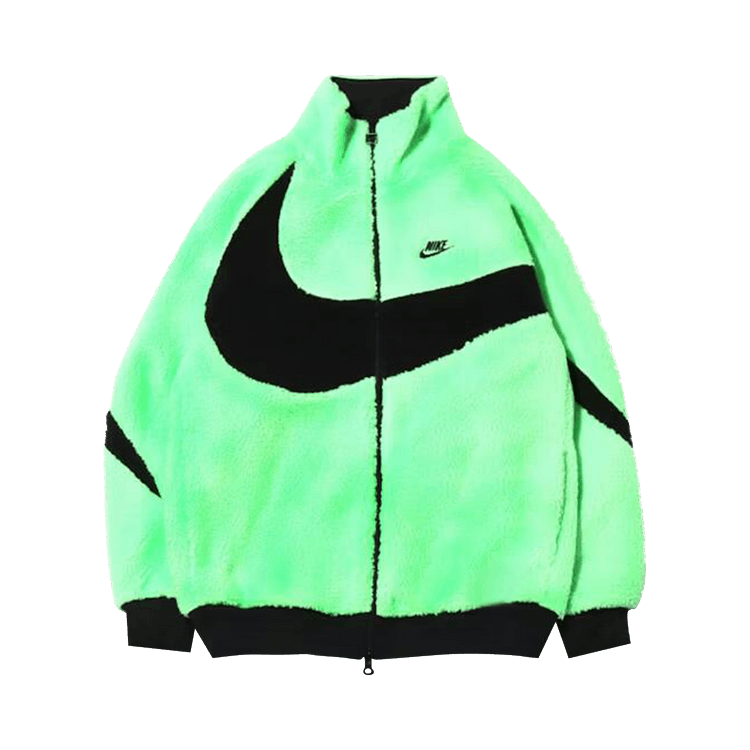 Nike Women's Big Swoosh Reversible Boa Jacket (Asia Sizing) 'Neon Green'