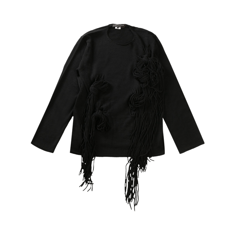 Comme des Garçons Homme Plus Fringe Decoration Sweater "Black"
