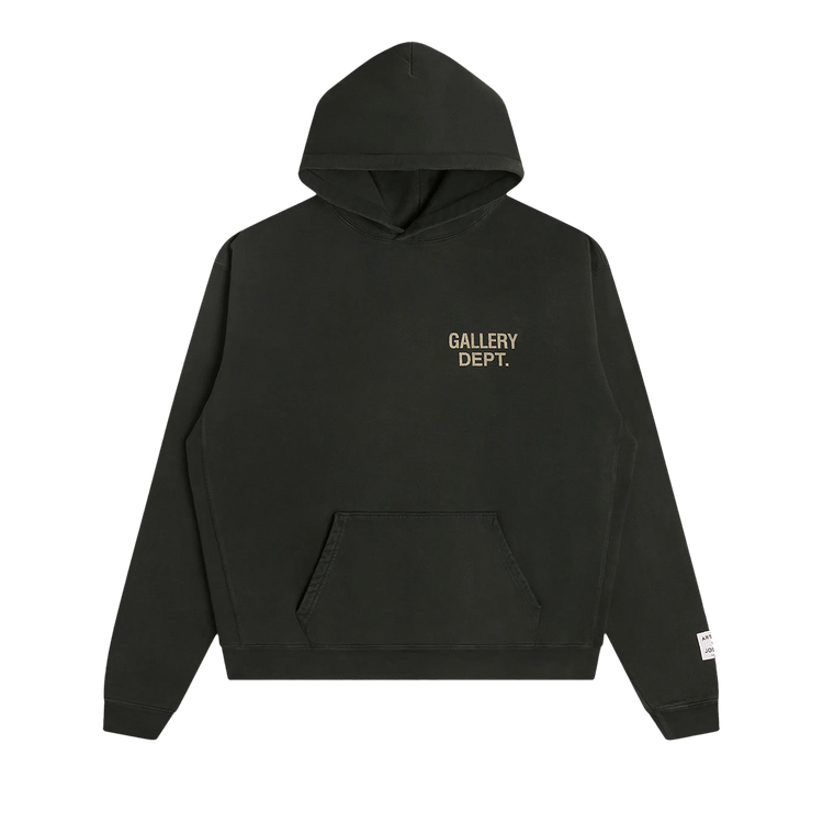 Gallery Dept. 90s GD Logo Hoodie "Vintage Black"
