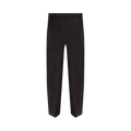 Lemaire Belted Tailored Pants "Dark Espresso Melange"