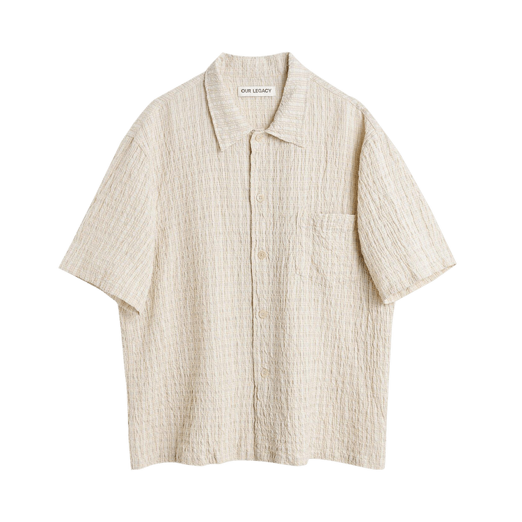 Our Legacy Box Short-Sleeve Shirt "Beige"