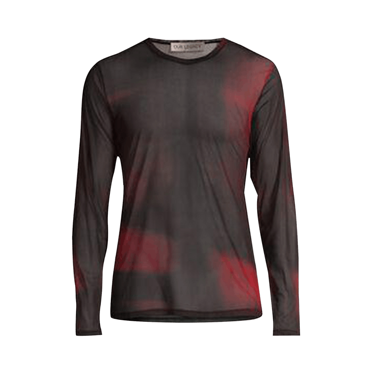 Our Legacy Dark Lights Print Long-Sleeve "Red"