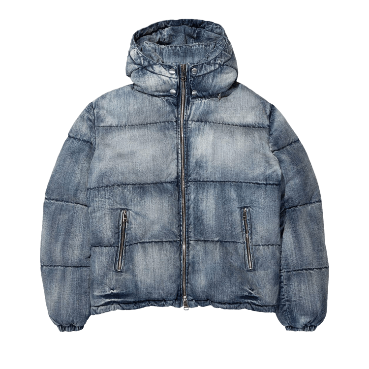 PURPLE BRAND Denim Puffer Jacket "Indigo"