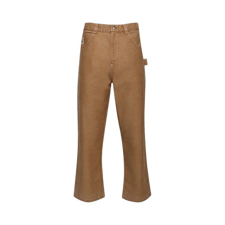 Bode Embroidered Knolly Brook Trouser "Brown"