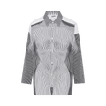 Jean Paul Gaultier Petit Grand Pinstripe Body Morphing Shirt "Black/White"