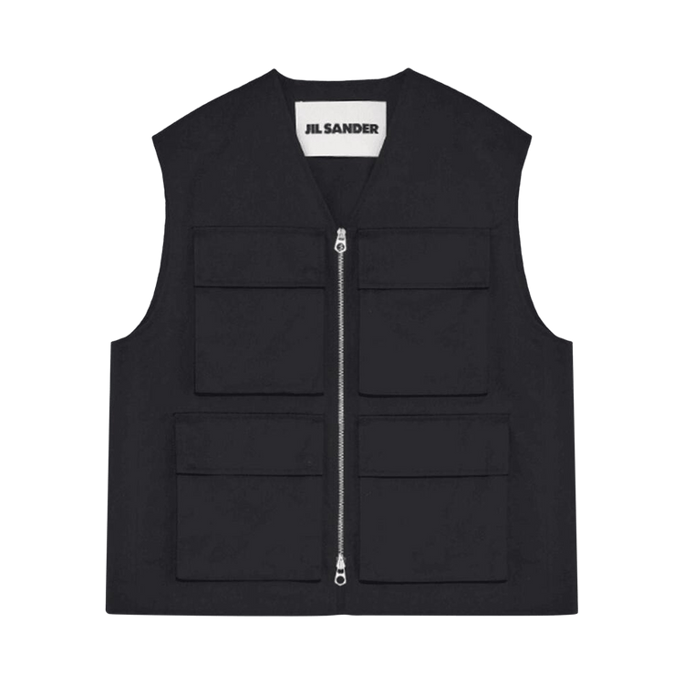 Jil Sander Cargo Vest "Black"