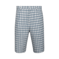 Nahmias Plaid Pleated Shorts "Steel Blue"