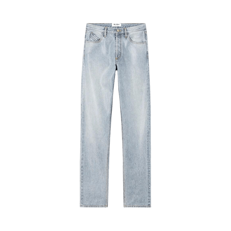 The Attico Straight Leg Jeans "Sky Blue"