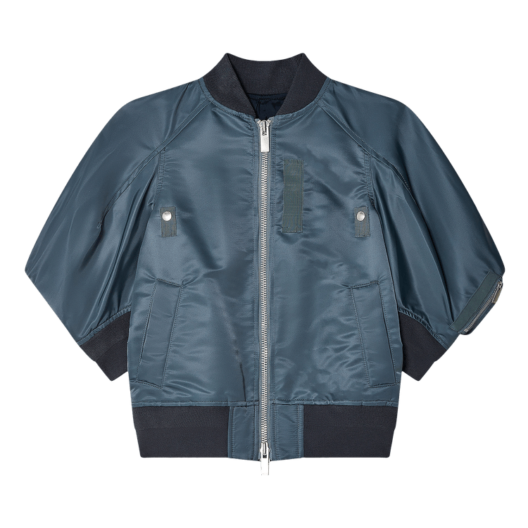 Sacai Nylon Twill Blouson "Blue Grey"