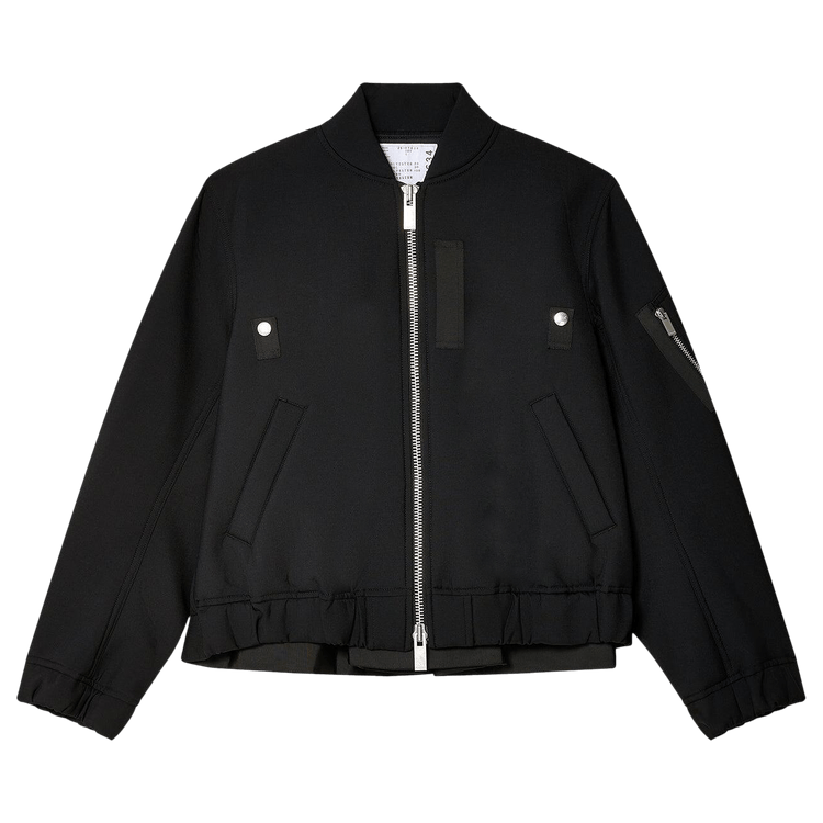 Sacai Suiting Bonding Blouson "Black"