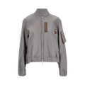 Sacai Suiting Bonding Blouson "Taupe"