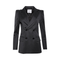 Sacai Doeskin Mix Jacket "Black/Off White"