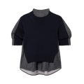Sacai Denim Mix Knit Pullover "Indigo"