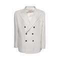 Valentino Double Breasted Blazer "Natural"