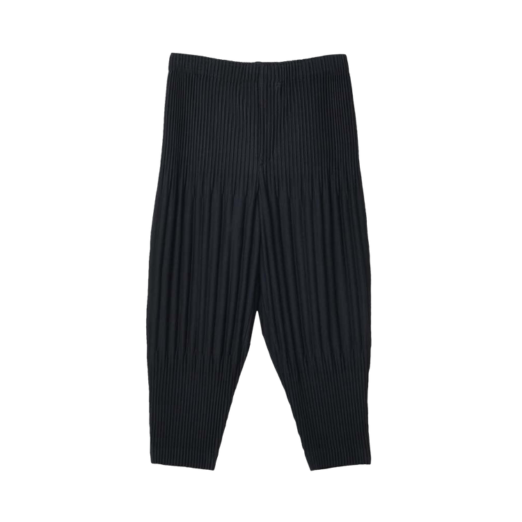 Homme Plissé Issey Miyake Basic Tapered Mid Calf Pants "Black"