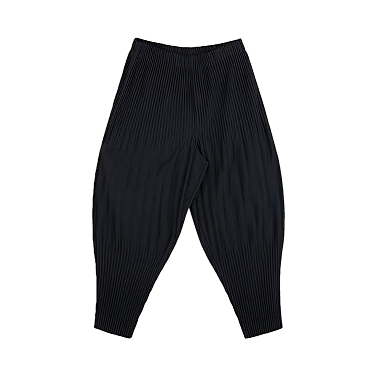 Homme Plissé Issey Miyake Relaxed Pleat Basics Pants "Navy"