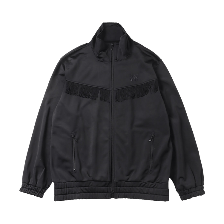 Needles Fringe Track Jacket "Jersey Black"