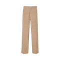 Auralee Linen Silk Tweed Slacks "Brown"