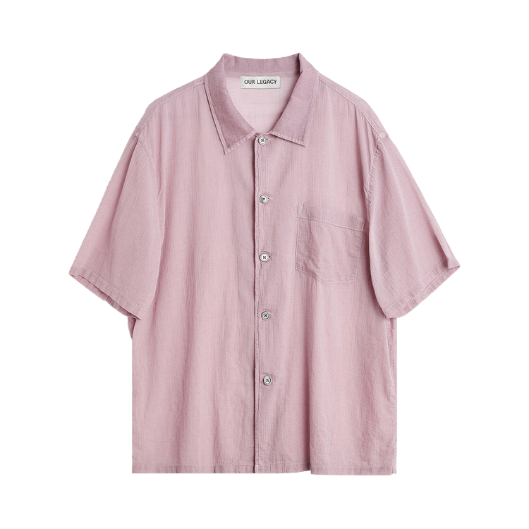 Our Legacy Boxy Short-Sleeve Shirt "Purple"