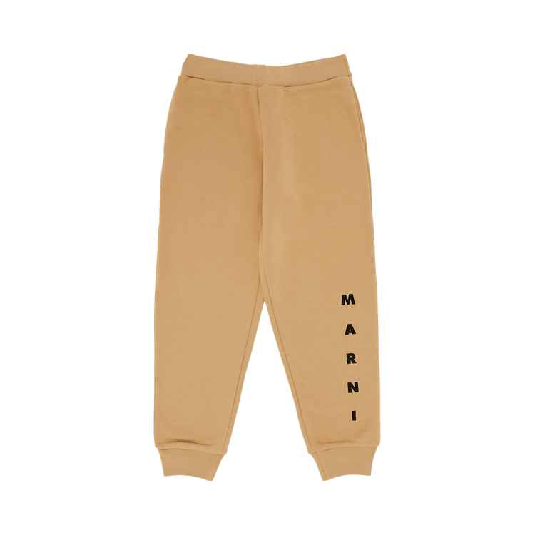 Marni Kids Unbrushed Fleece Sweatpants "Tan"
