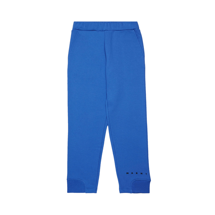 Marni Kids Unbrushed Fleece Sweatpants "Blue"