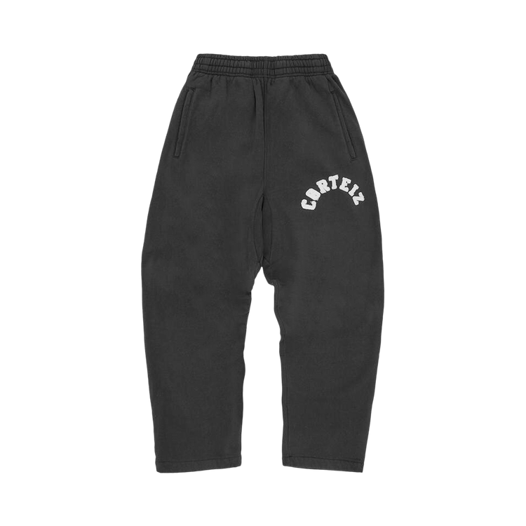 Corteiz Colly Arch Open Hem Pants "Black"
