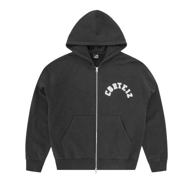 Corteiz Colly Arch Zip Hoodie "Black"
