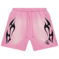 Hellstar x Complex Sports Flame Shorts "Pink"