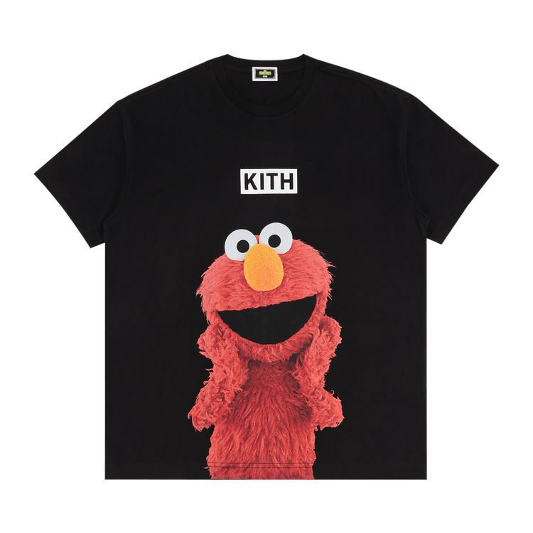 Kith x Sesame Street Elmo Tee "Black"