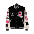 Sp5der Division 5 Varsity Jacket "Black"