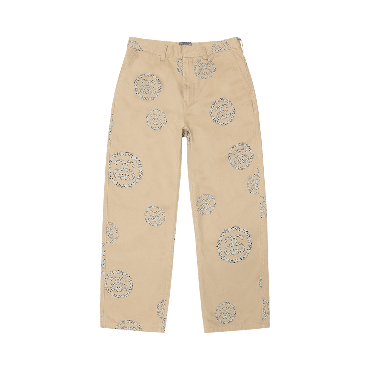 Stussy x Denim Tears SS Wreath Chino Pants "Khaki"