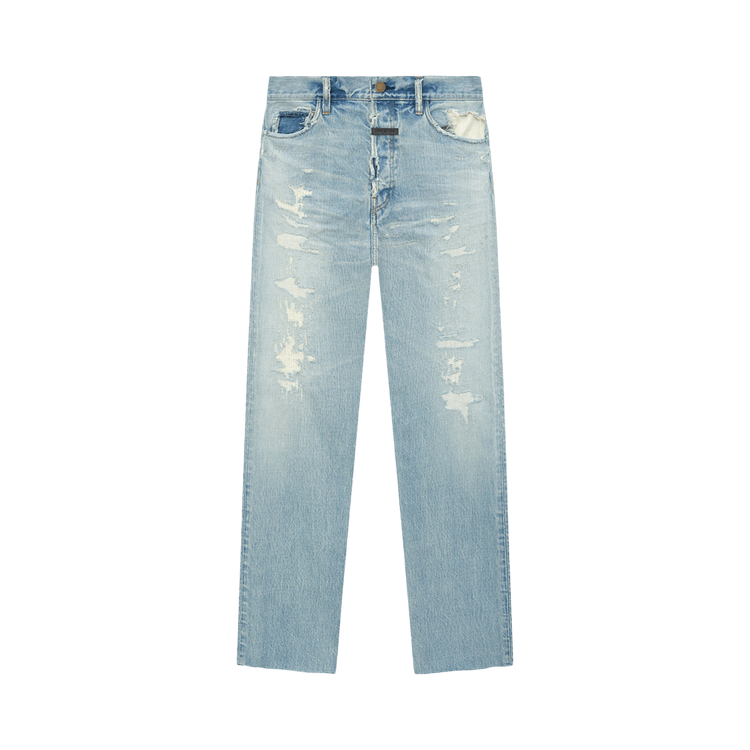Fear of God 5 Pocket Straight Leg Jean "Medium Indigo"